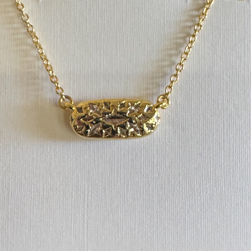 Kendra Scott Gold Starburst Necklace